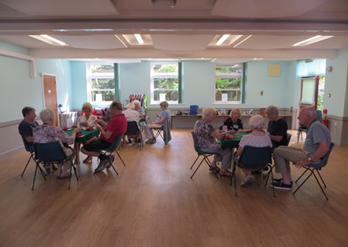 people playing bridge